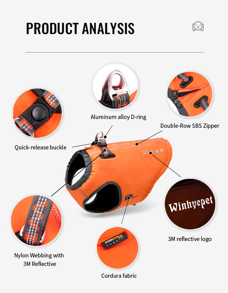 High Performance Foul Weather Jacket Vest - Raincoat Harness Combination