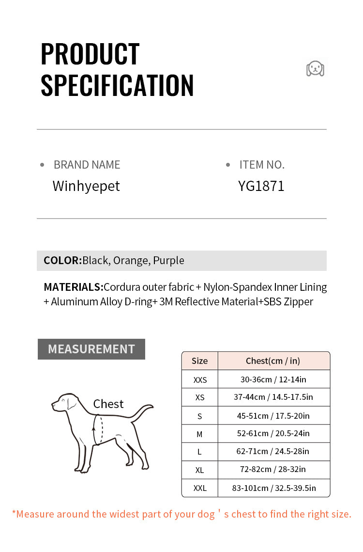 High Performance Foul Weather Jacket Vest - Raincoat Harness Combination