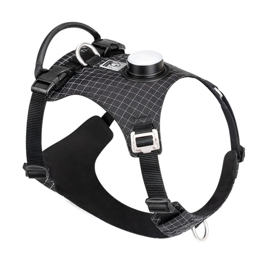 Tracker Jacker Dog Harness with LED Light and GPS Tracker Holder