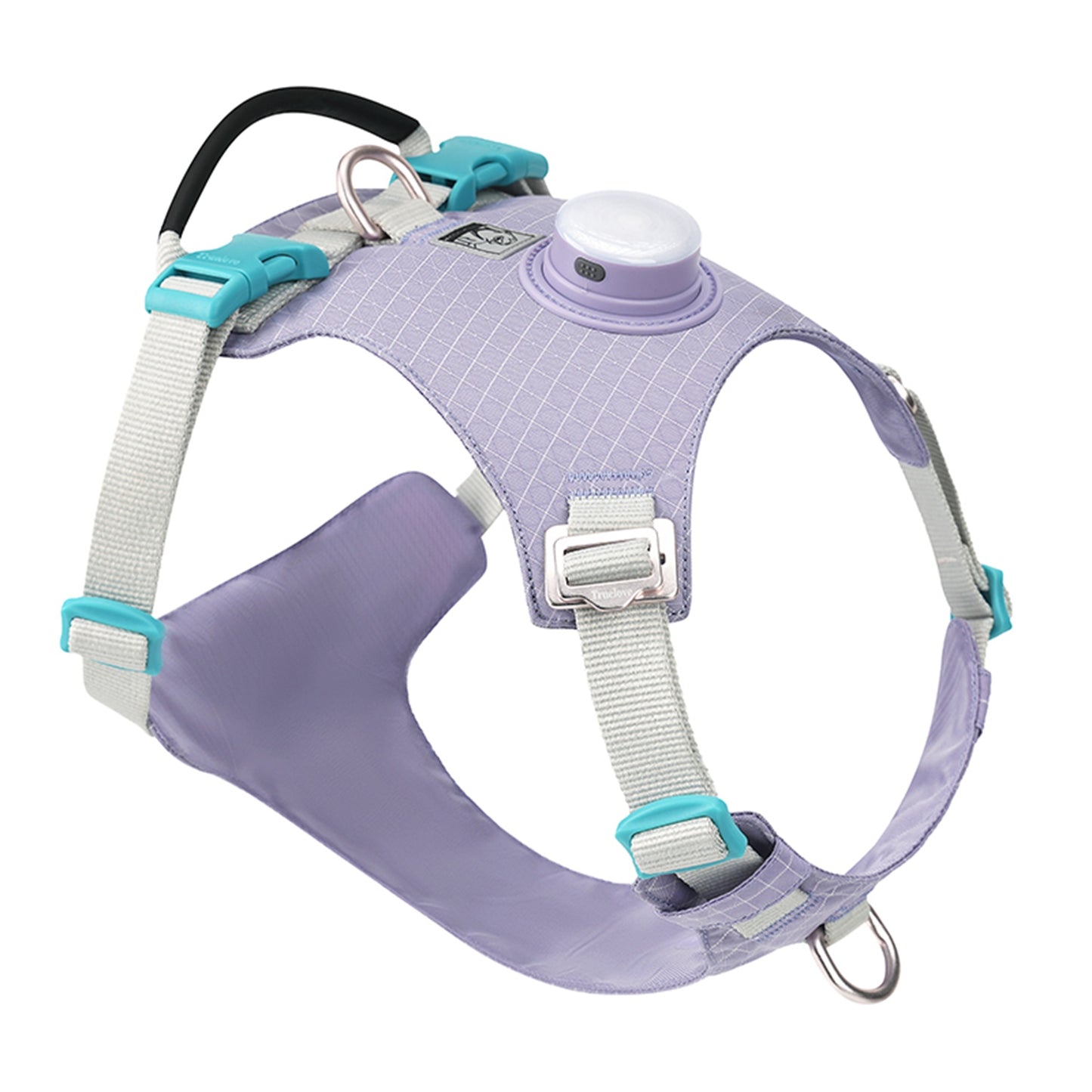 Chai's Choice Dog Harness with LED Light and GPS Tracker Holder