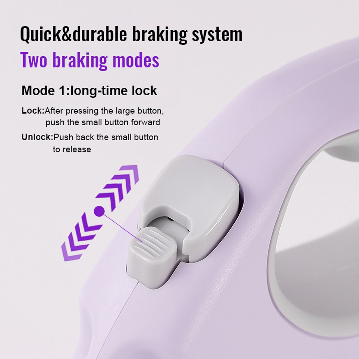 Reflective Retractable Leash with Unique Hands-Free Shoulder Strap