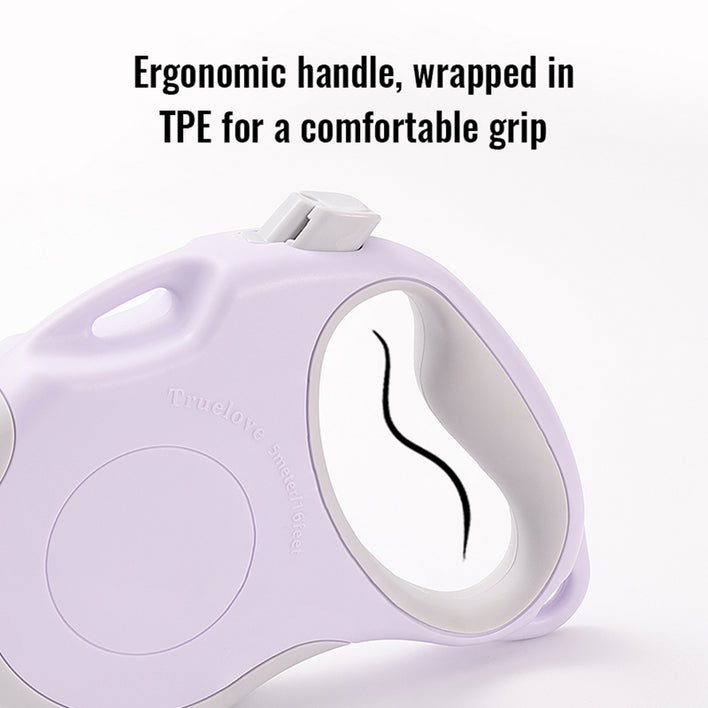 Reflective Retractable Leash with Unique Hands-Free Shoulder Strap