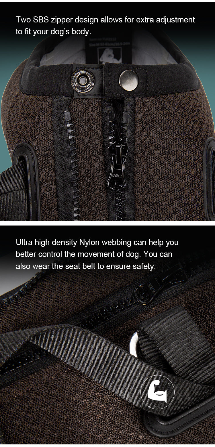 CHAI'S CHOICE VEHICLE SAFETY DOG HARNESS (CRASH TESTED)