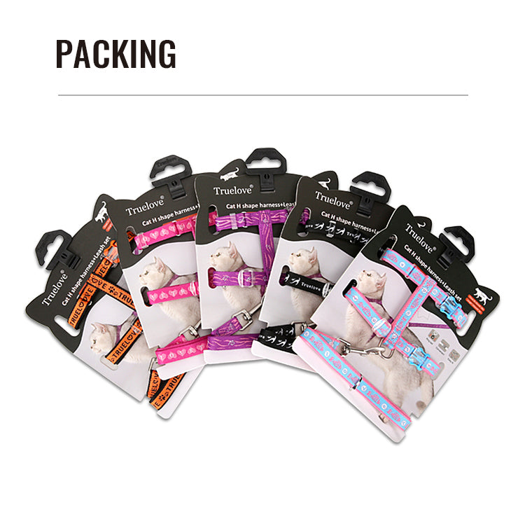 CHAI'S CHOICE ESCAPE-PROOF CAT HARNESS/LEASH COMBO