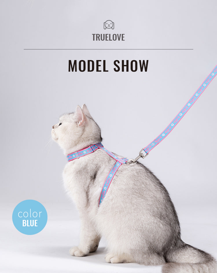 CHAI'S CHOICE ESCAPE-PROOF CAT HARNESS/LEASH COMBO