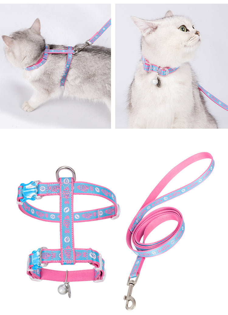 CHAI'S CHOICE ESCAPE-PROOF CAT HARNESS/LEASH COMBO
