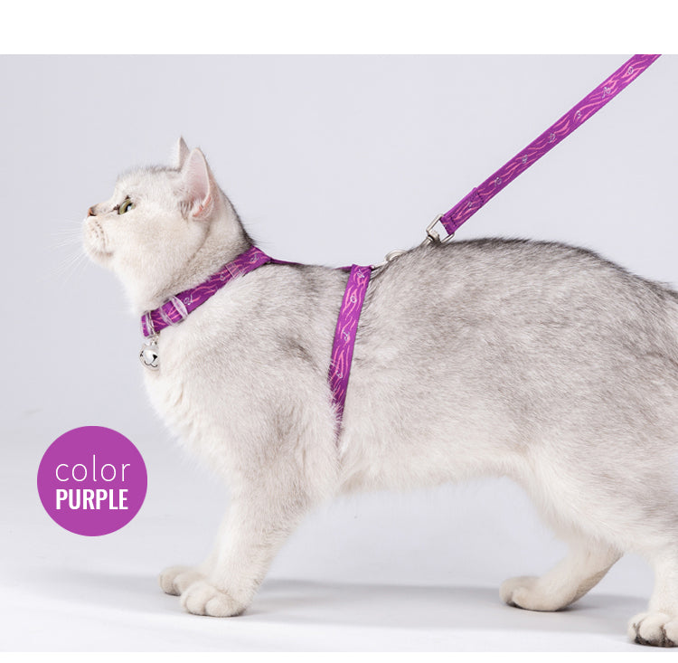 CHAI'S CHOICE ESCAPE-PROOF CAT HARNESS/LEASH COMBO