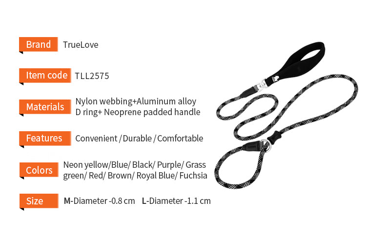 Chai's Choice Training Rope Dog Slip Leash