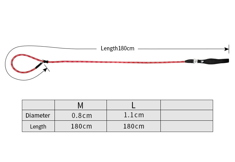 Chai's Choice Training Rope Dog Slip Leash