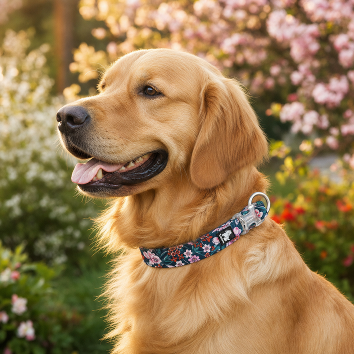 Floral Edition Premium Dog Collar