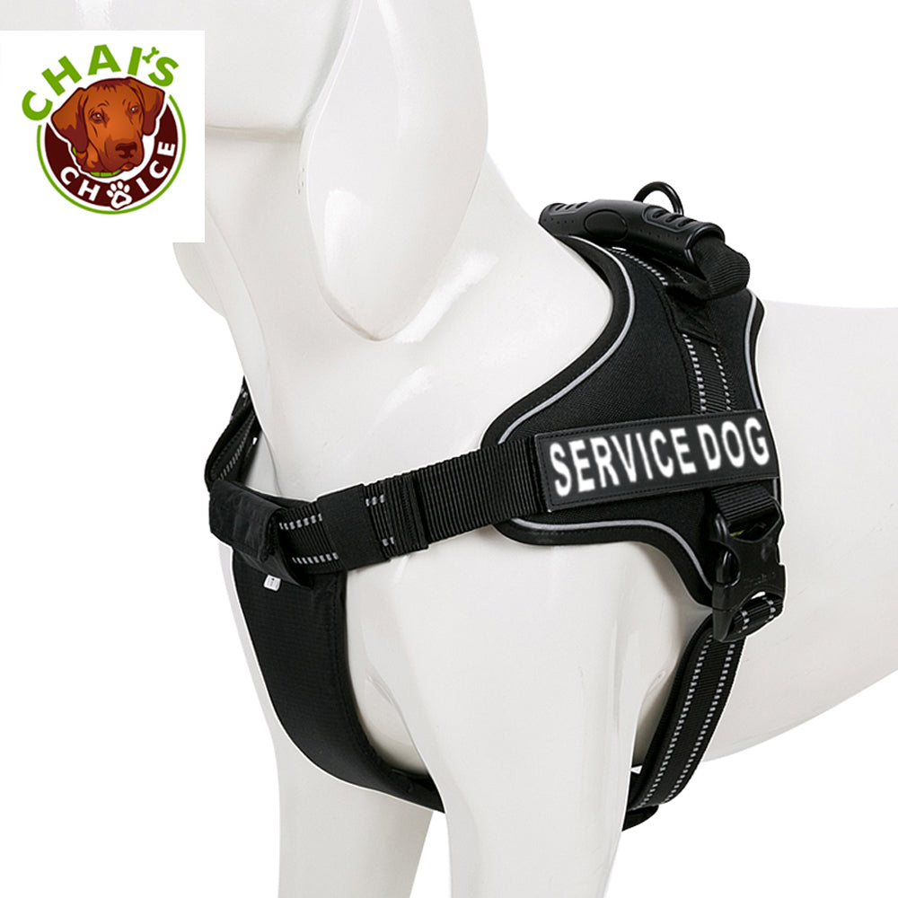 Chai’s Choice Service Dog Vest Harness Black
