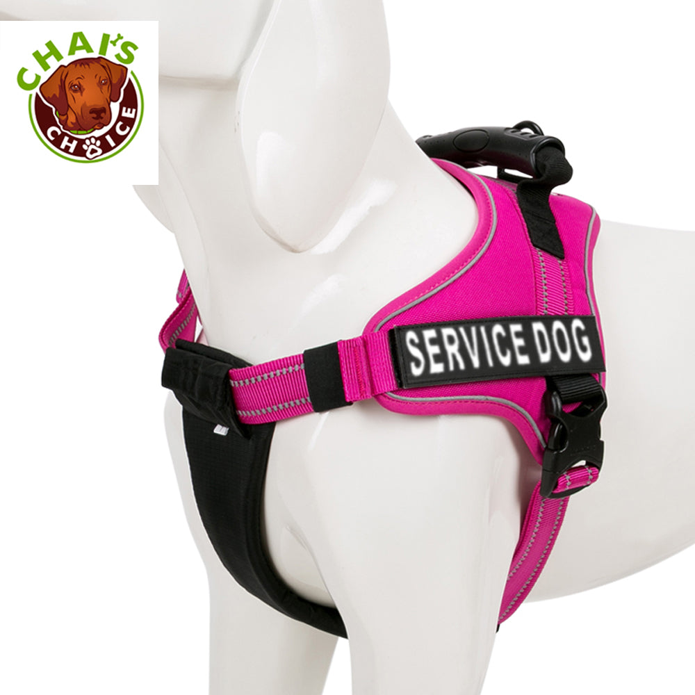 Chai’s Choice Service Dog Vest Harness Fuchsia