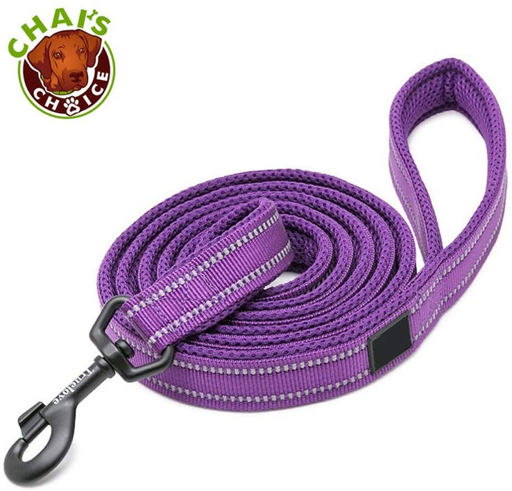 Chai's Choice Padded 3M Reflective Outdoor Adventure Dog Leash - Chai's Choice