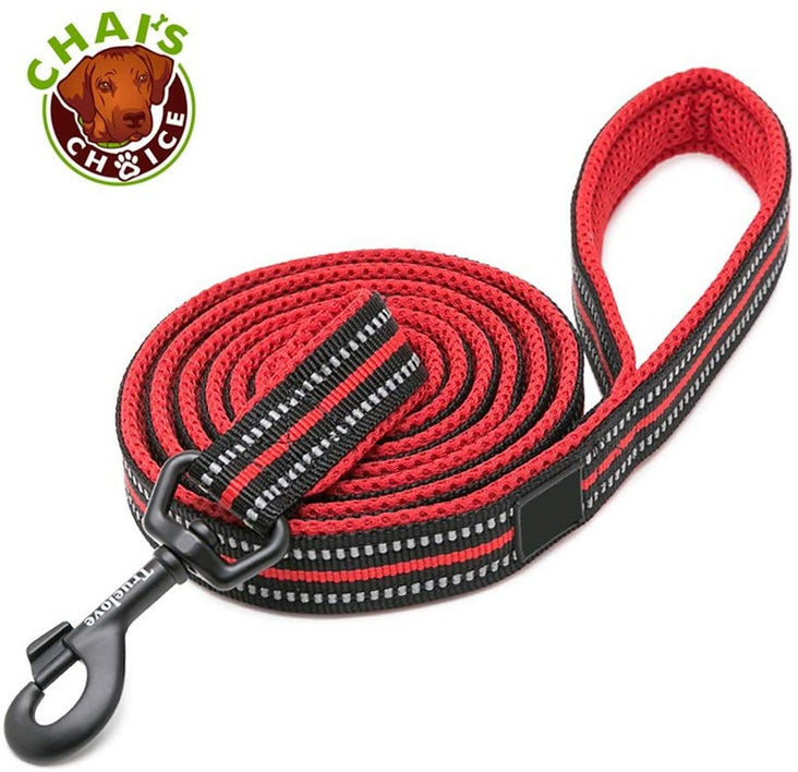 Chai's Choice Padded 3M Reflective Outdoor Adventure Dog Leash - Chai's Choice