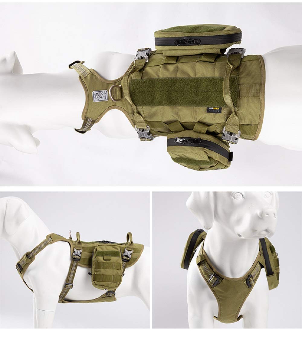 Chai's Choice Rover Scout High Performance Tactical Training Military Backpack Dog Harness - Chai's Choice